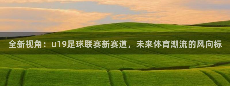 vsport体育在线官网：全新视角：u19足球联赛新赛道，未